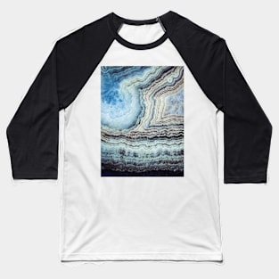 Banded agate rock Baseball T-Shirt